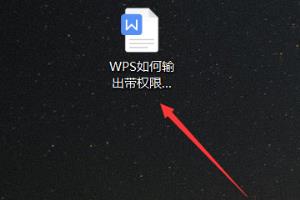 WPS如何输出带有权限的PDF文档？.