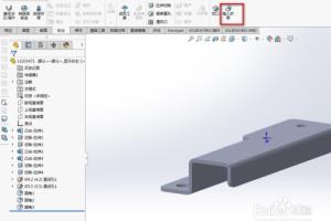 SolidWorks使用尖角折弯生成钣金零件应用.