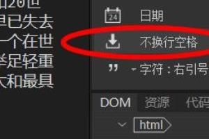 HTML如何插入不换行空格.